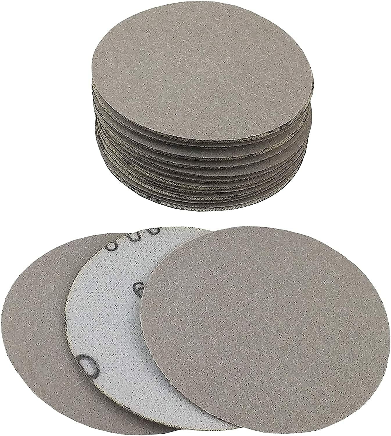 Starcke Premium 5 Inch No Hole Film Hook and Loop Grip Sanding Discs