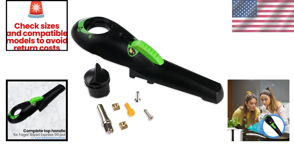 Essential Replacement Handle Kit for Fagor Rapid Express 99 Cooker - Safe & Easy