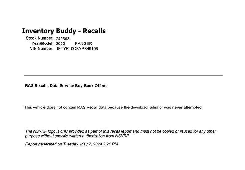 RANGER 2000 Fuse Box Cabin 6595