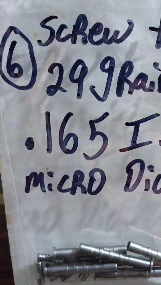 6 .165 Micro Diameter SS Arrow Screw-In Inserts 30 Grain Stainless Black Eagle