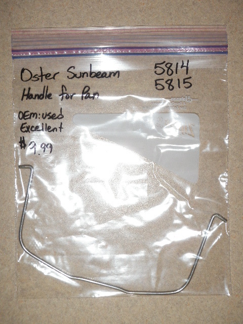 Oster Sunbeam Bread Machine Pan Handle for Models 5814 & 5815