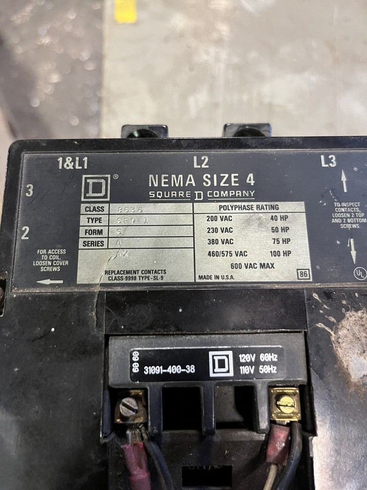 Square D Starter #SF01, Same Day Fast Free Shipping