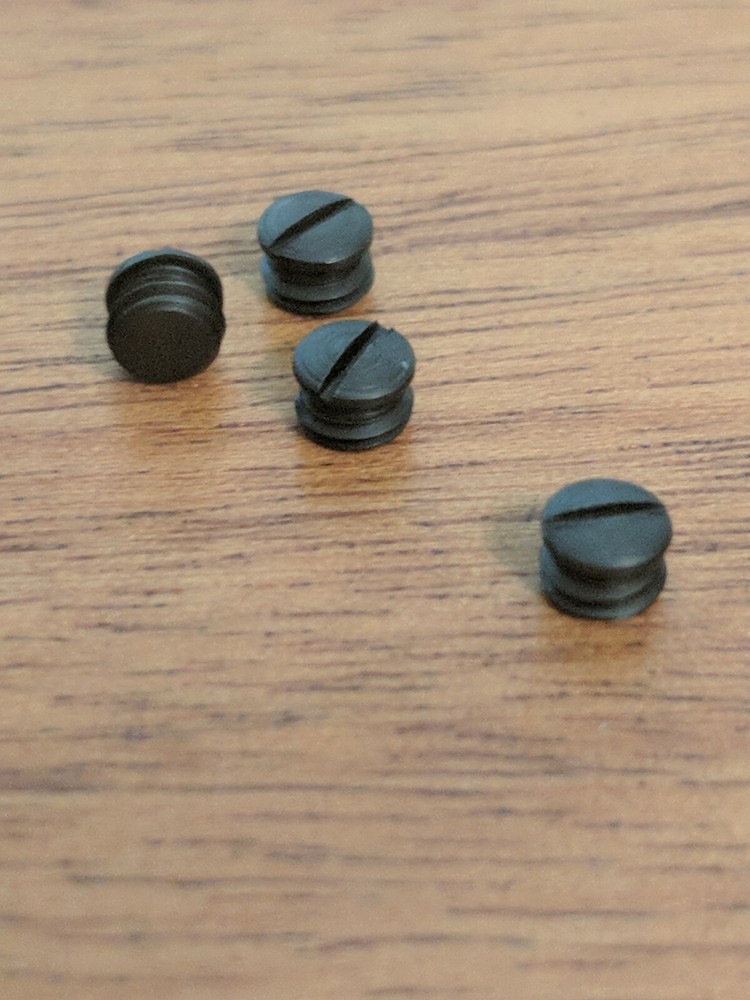 Machine screws blue Positive stop plug size 6-48