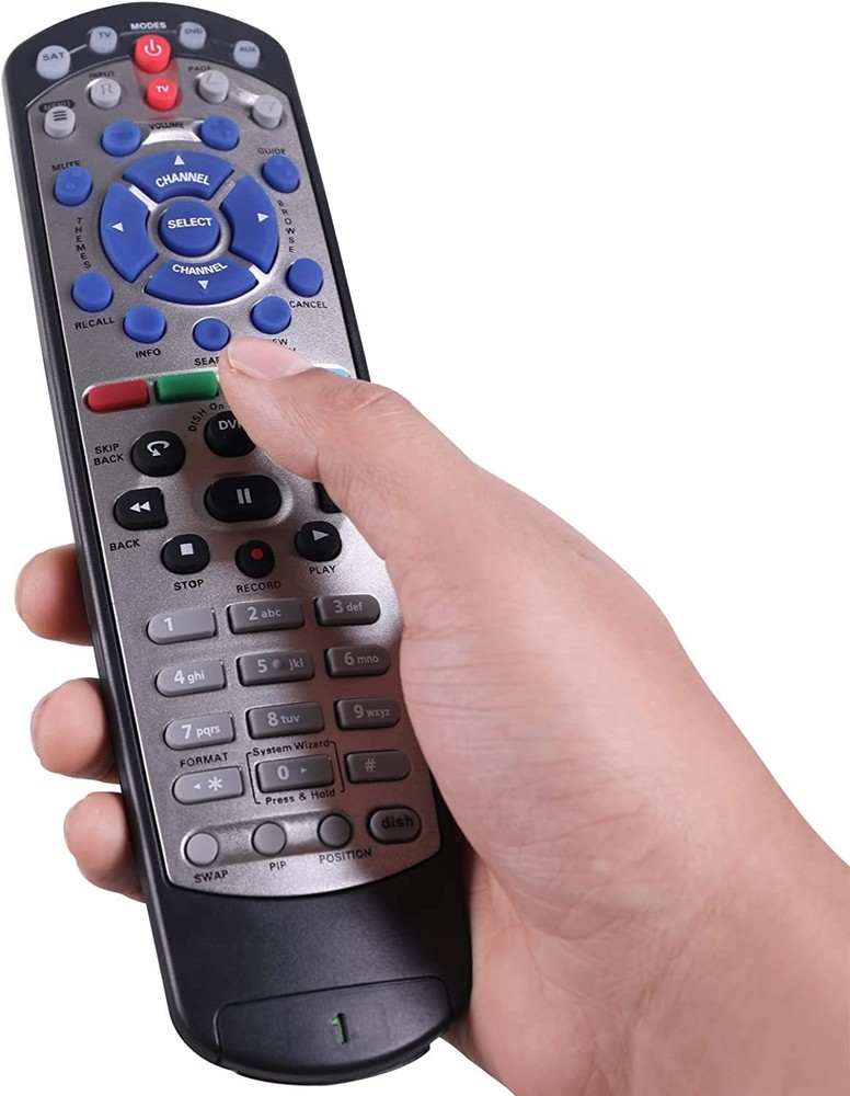 New IR Remote Control for Dish Network 20.1 Satellite Medium, Black