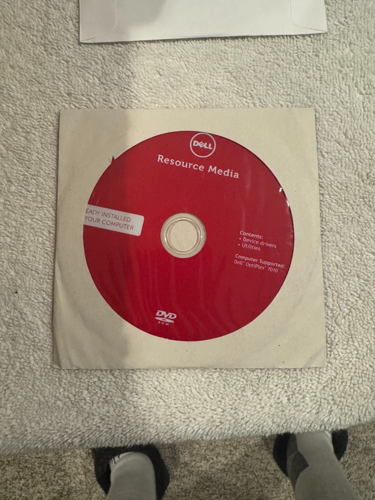 Dell Resource Media - Optiplex 7010 - CD ONLY/SEALED!!!!