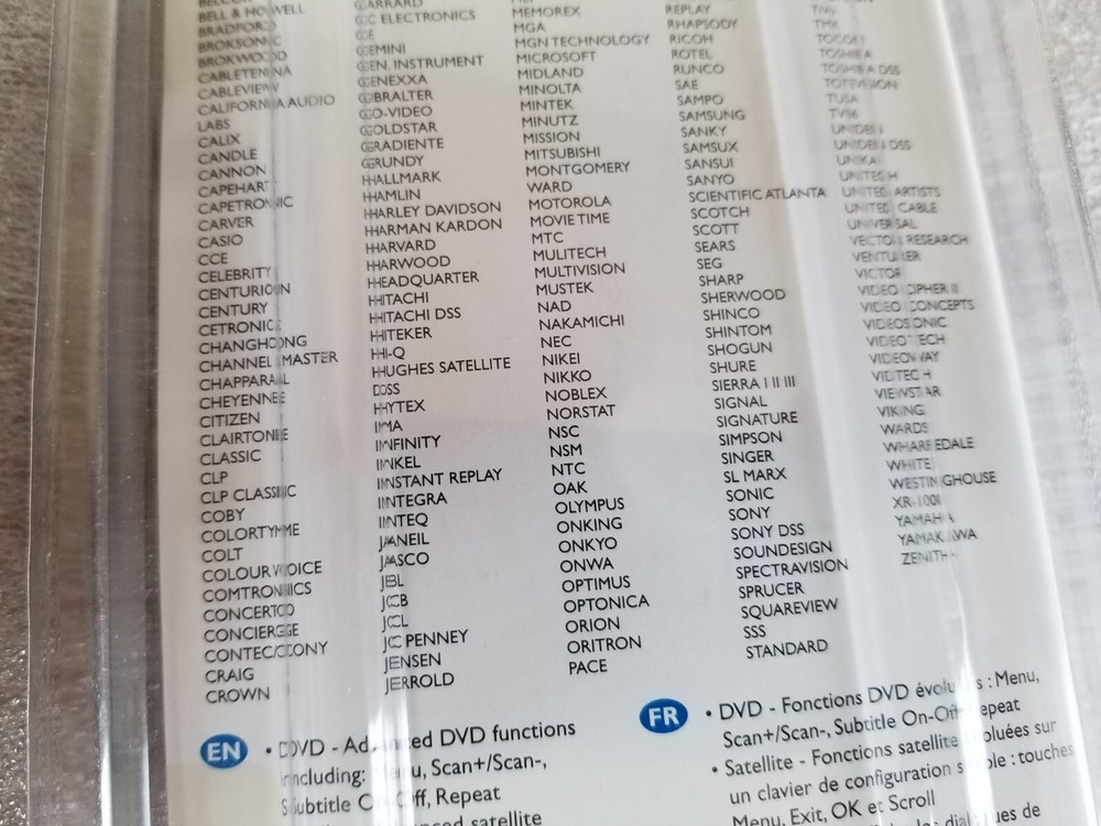 Philips Universal Remote 5 Component Flips Open Sealed New