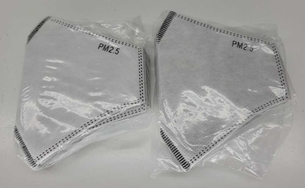 TWENTY 3D Cutting PM 2.5 Activated Carbon Filter Insert, 5 layers Mask Insert