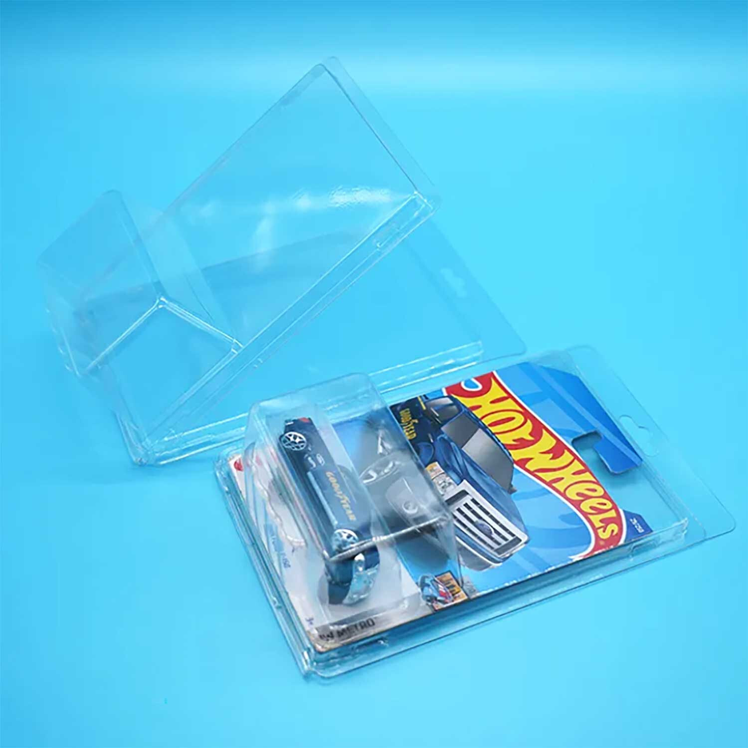 Hot Wheels Protectors 100 Pack Clear Display Clamshell Mainline Blister