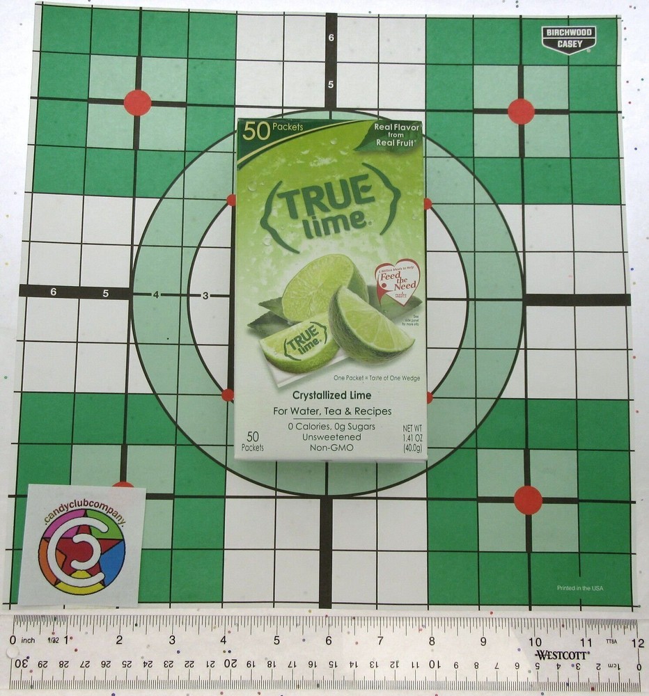 True Lime ~ Crystallized Lime ~ Real Flavor From Real Fruit ~ 50 Packets