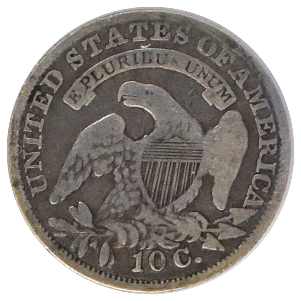 1835 Capped Bust Dime Details (Fine)