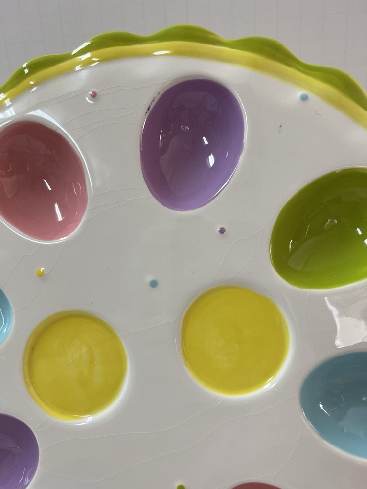Easter Deviled Egg Platter by Pier 1 Imports 11”