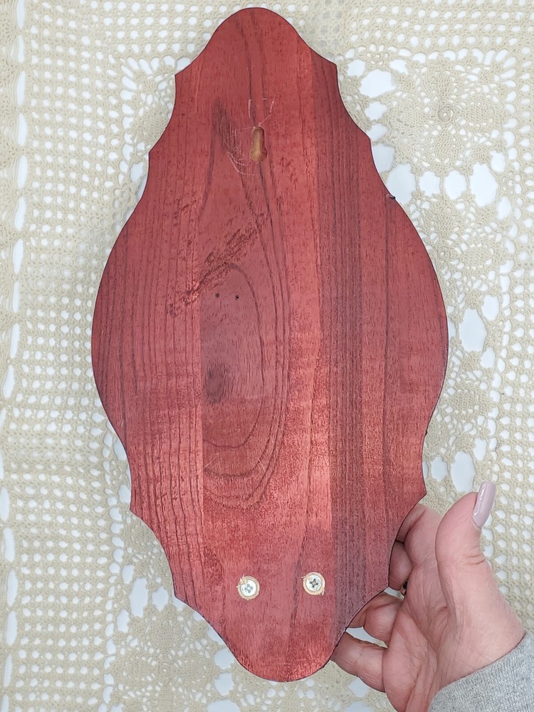 Barometer with Plaque High Gloss Cherry Wood