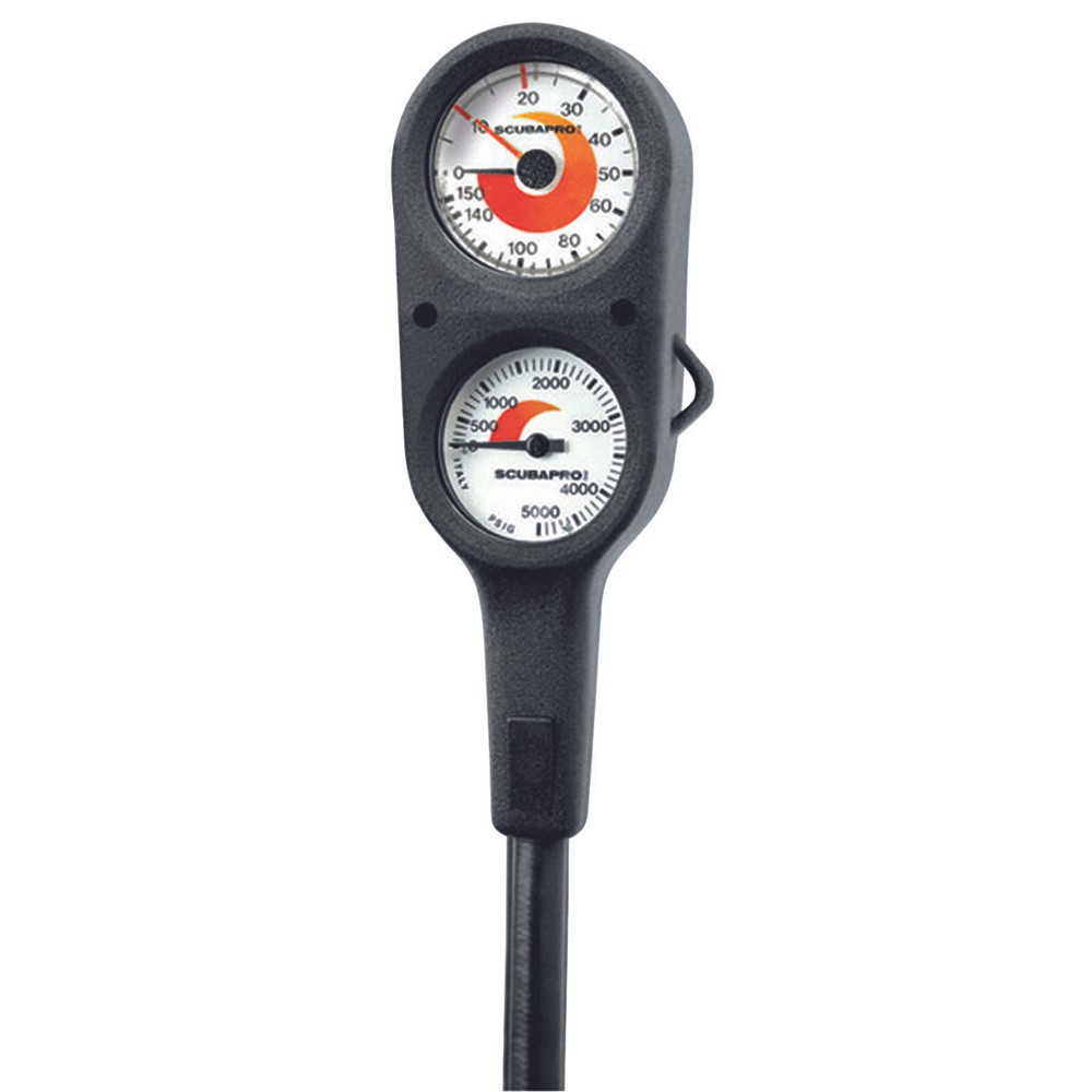 ScubaPro 2 Gauge Console Imperial - Double PSI - (28.014.920)