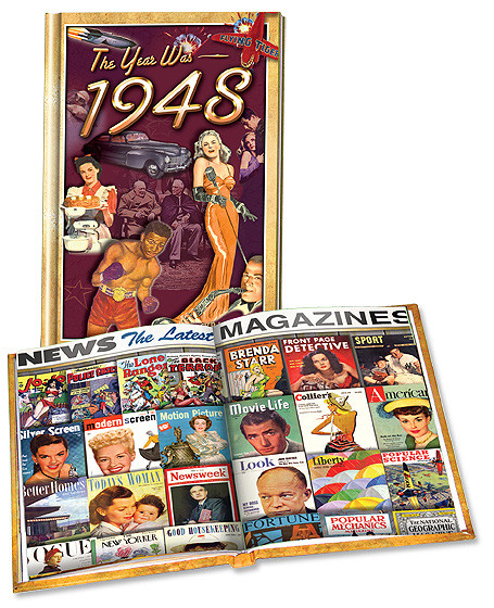 1948 Flickback Mini-Book: Birthday Gift or Anniversary Gift