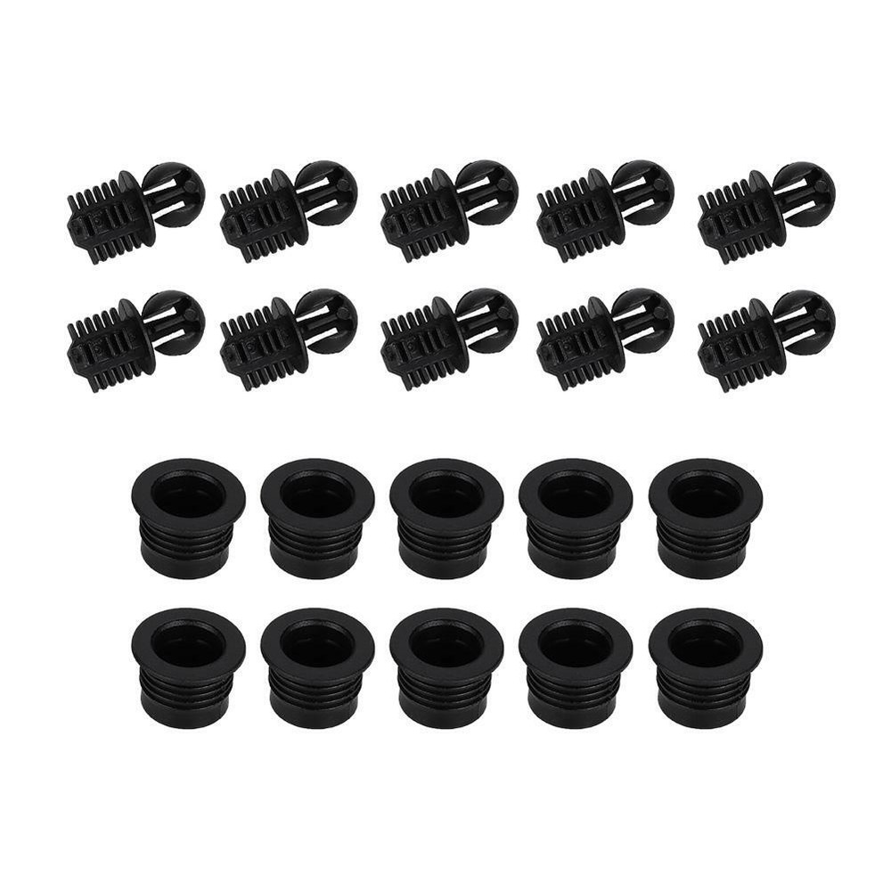 10 Sets Speaker Net Cover Plastic Grill Mesh Button Mount Peg Buckle Fastener