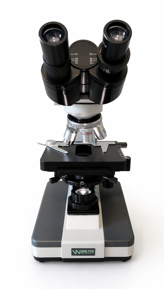 Walter Binocular Compound Microscope 40X-1000X Oil 4 objectives Tested