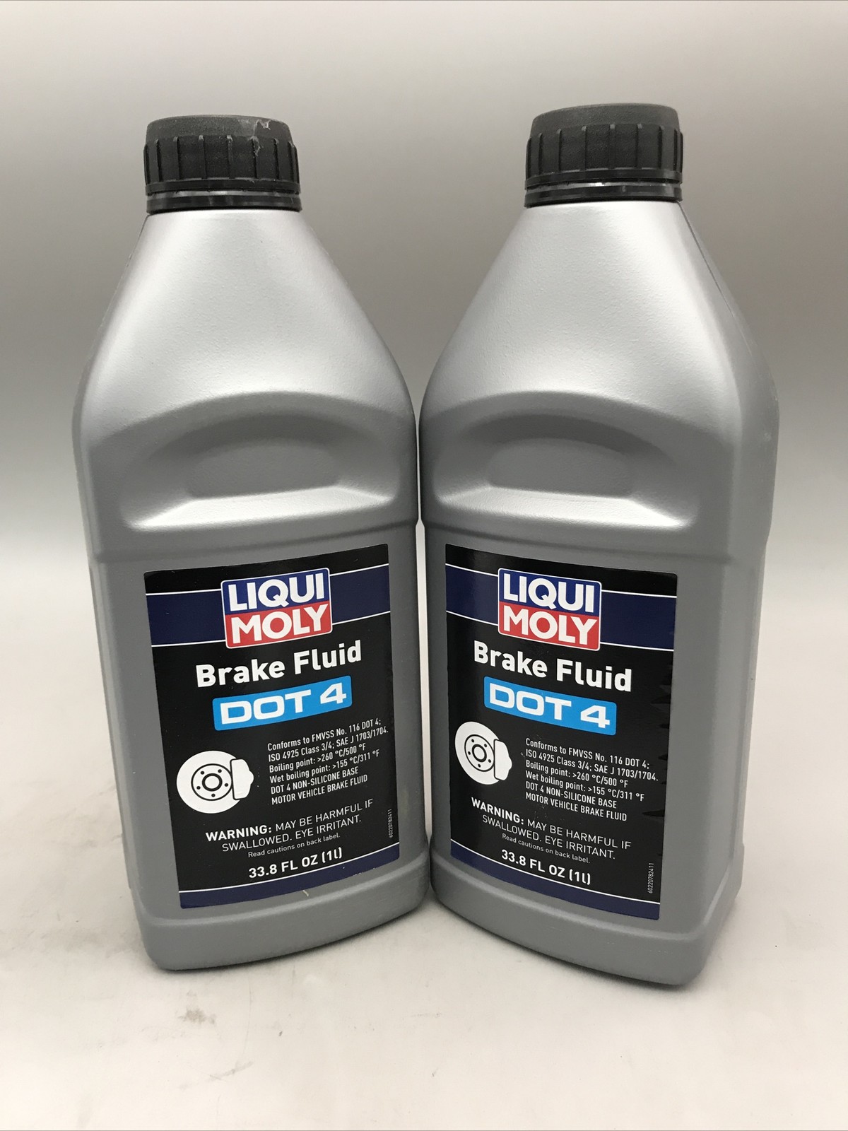 2 Pack LIQUI MOLY Brake Fluid DOT 4 33.8oz 1Lt Each New