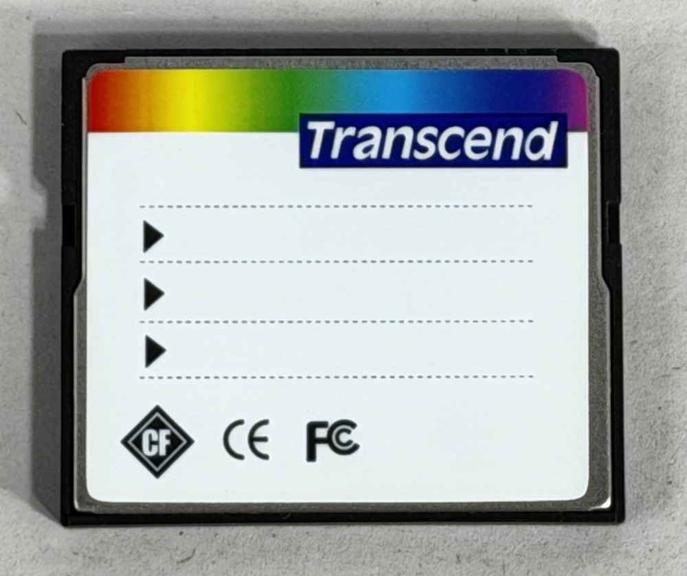 Transcend Compact Flash 1GB Memory 80x Card