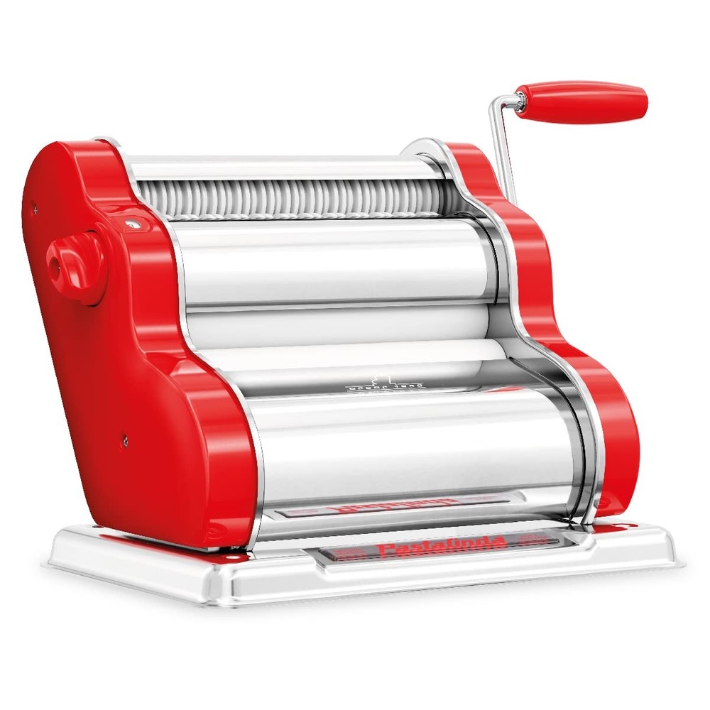 PASTALINDAClassic 200 Pasta Maker Machine, 20 cm Wide Rollers, 9 Thickness Po...