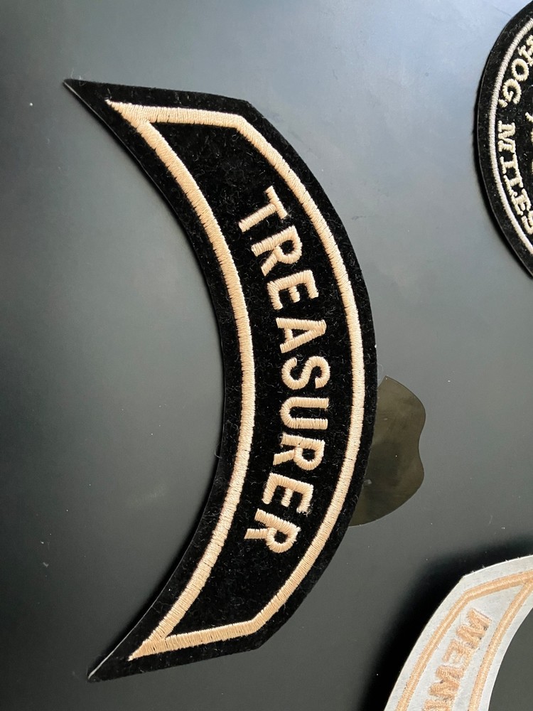 MEMBERSHIP OFFICE  TREASURES ROCKER PATCH