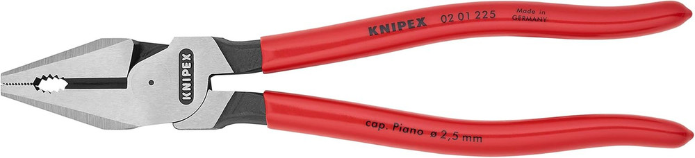 KNIPEX Tools - High Leverage Combination Pliers (0201225SBA), Black