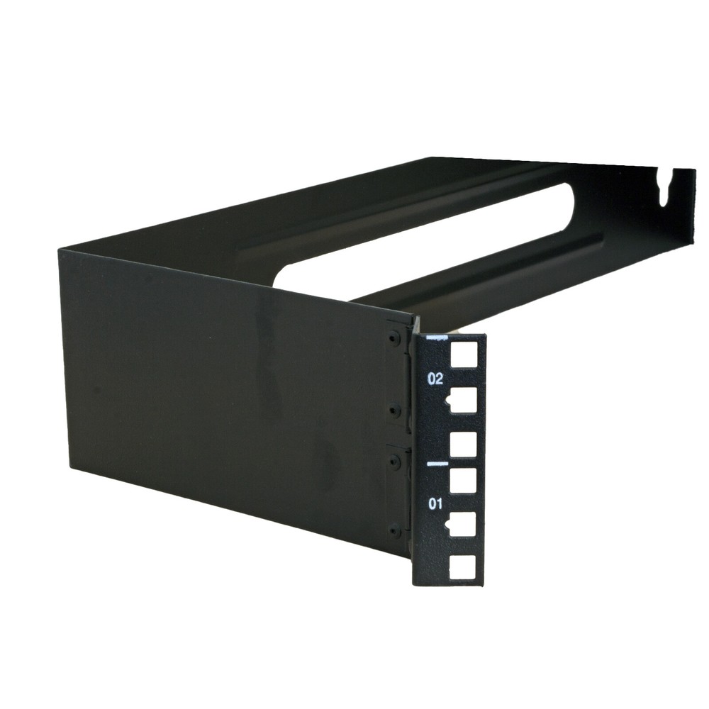 2U 2RU Hinged Patch Panel Wall Mount *USA Seller* Includes square nut, screws