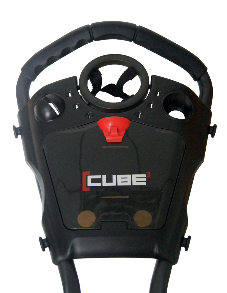 CUBE CART 3 Wheel Push Pull Golf Cart: Smallest Folding Lightweight Compact Cart