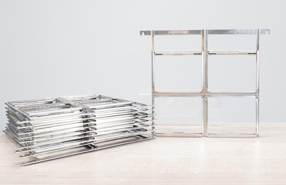 Large Format 4x5 Stainless Steel Developing Rack 4-up Kodak