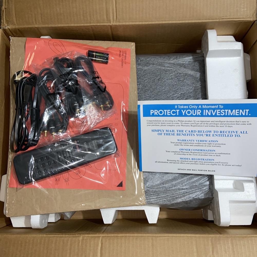 💯Philips CDR880 CD Recorder NOS. Opened Box to check condition never used.💯