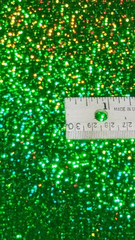 Fluorescent Green Sequins Sign Plotter Cutter Vinyl