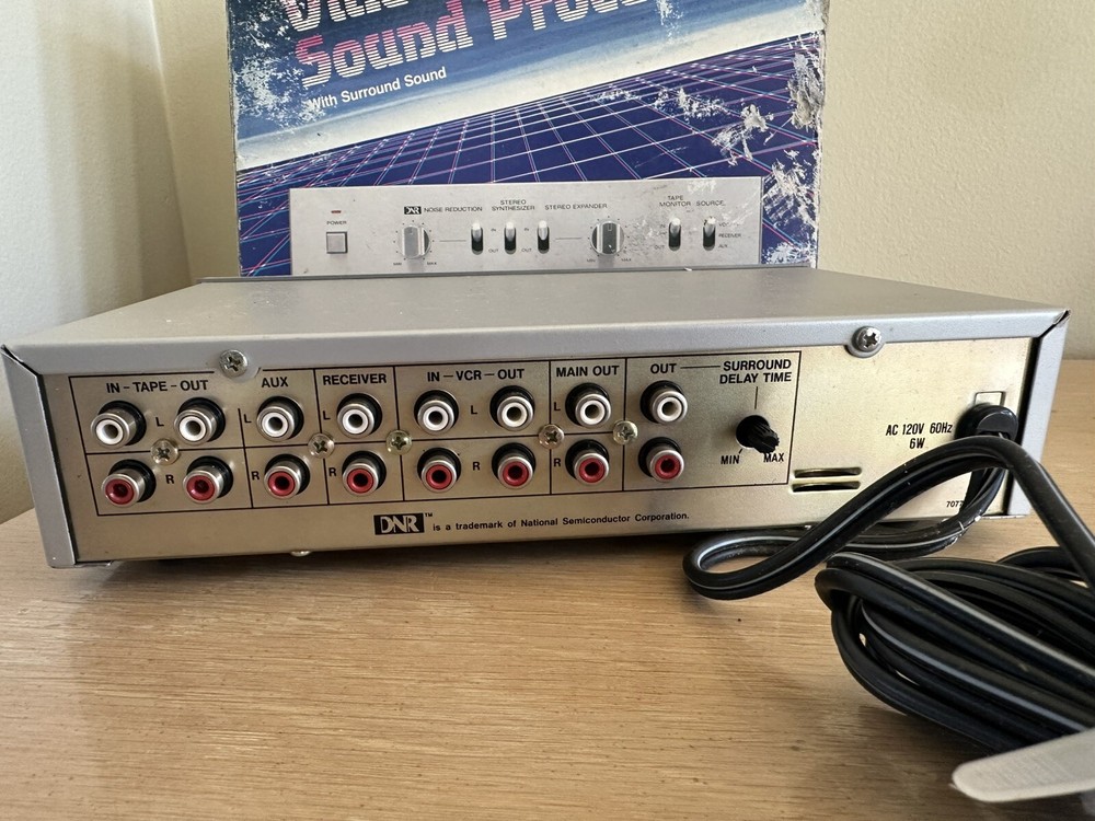 Archer Video Processor Model 15-1272A Radioshack Analog VHS Enhancer Untested