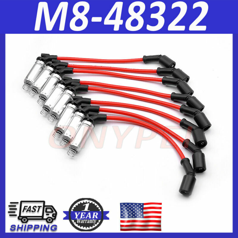 High Performance Spark Plug Ignition Wire For 2000-2009 CHEVY GMC V8