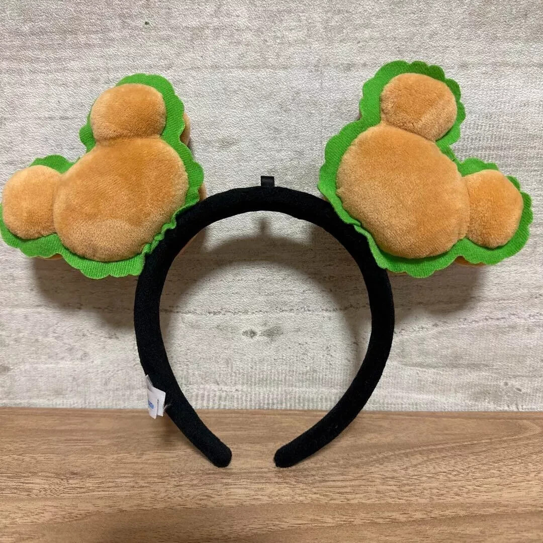 Disney Resort Hamburger Ears Headband Hat Burger Cap Mickey
