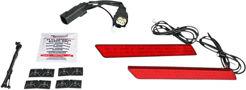 Custom Dynamics Dual Color LED Saddlebag Latch Lightz CD-LATCH-DC-R