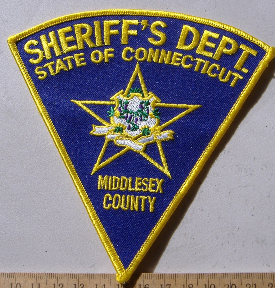 FAIRFIELD   COUNTY SHERIFF  CONNECTICUT  FABRIC   PATCH