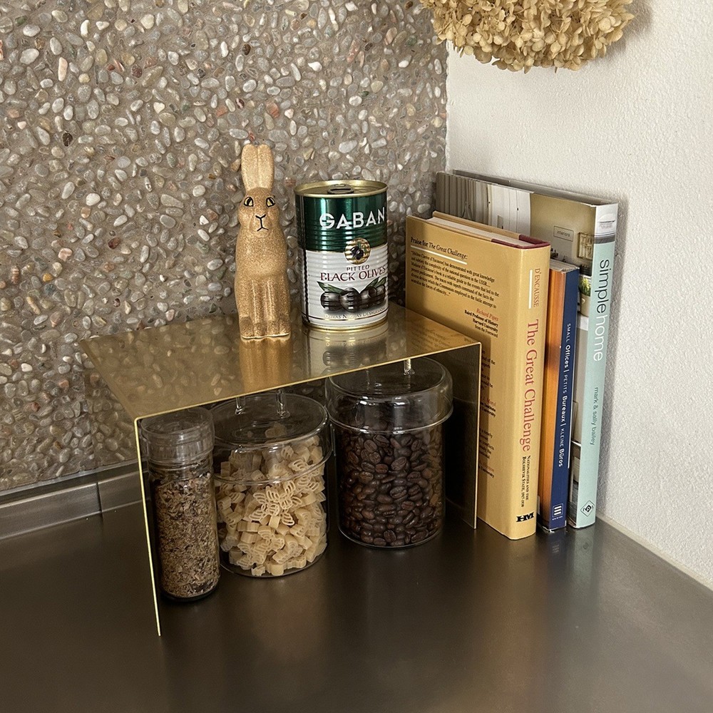 Brass Divider Shelf (L)