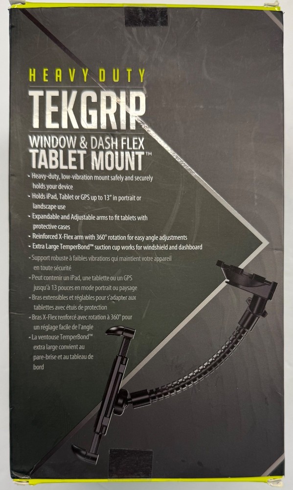 Bracketron "Heavy Duty TEKGRIP" Window & Dash Flex Tablet Mount (BX1-063-2)