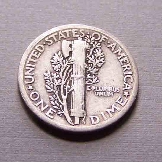 1923 Mercury Dime #19