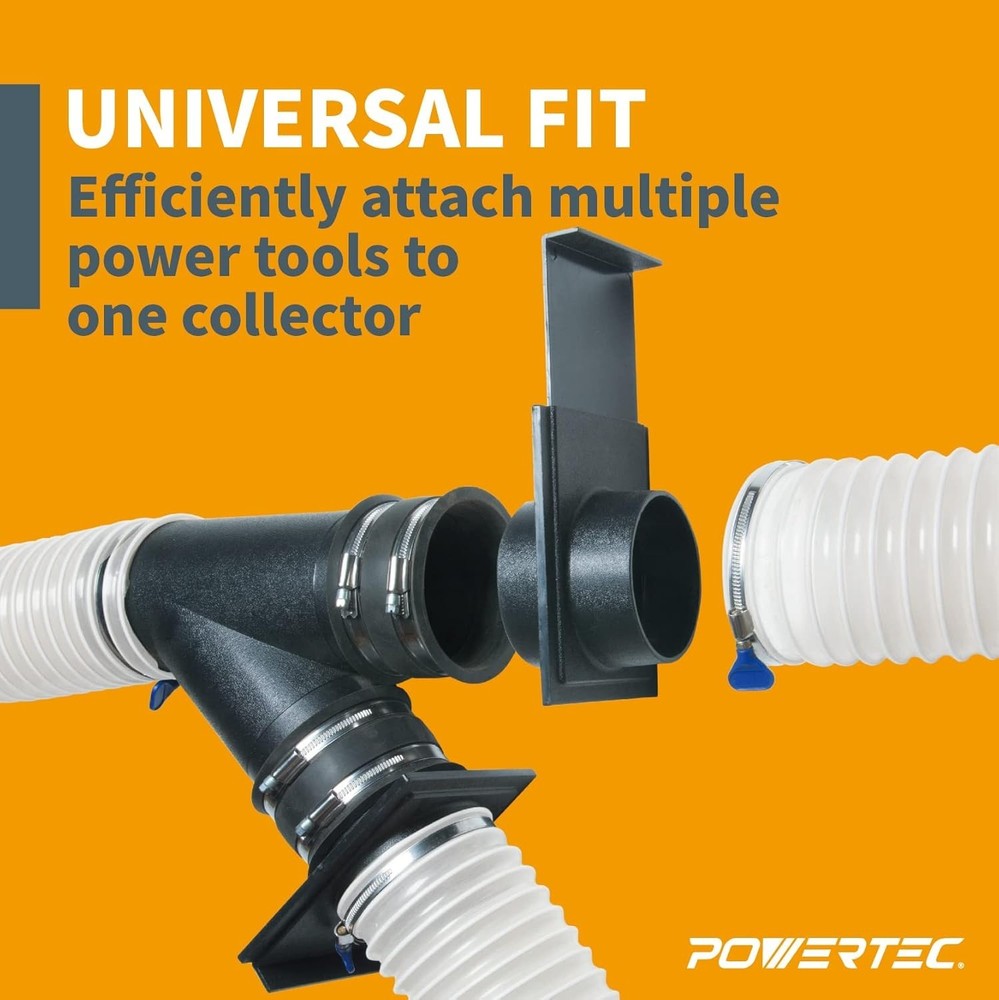 Compact 4-Inch Blast Gate with ABS Construction for Efficient Airflow Control