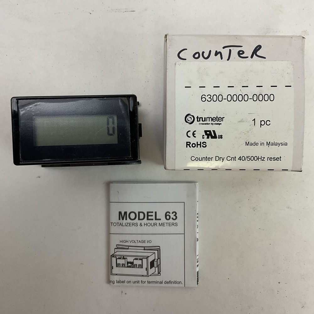TRUMETER 6300-0000-0000 COUNTER