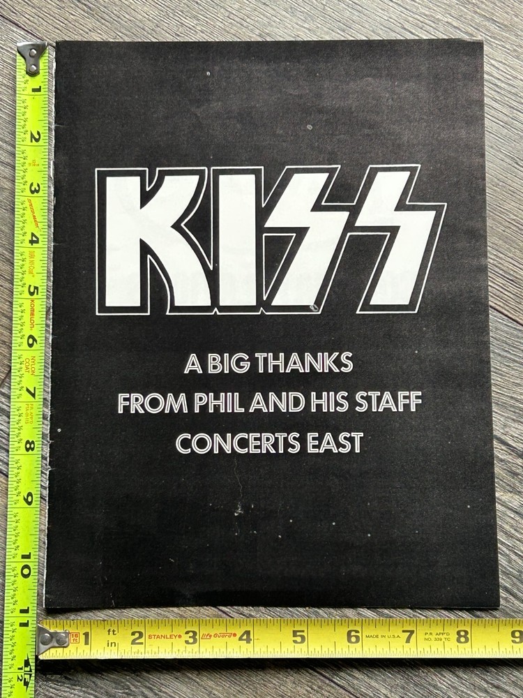 KISS Ad Alive Tour Big Thanks Concerts East Concert Promoter Vintage Kiss Aucoin
