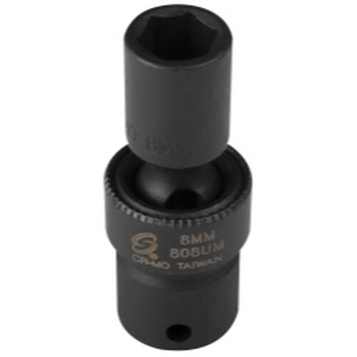 Sunex Tools 808UM 1/4" Drive 6 Point Universal Impact Socket 8mm