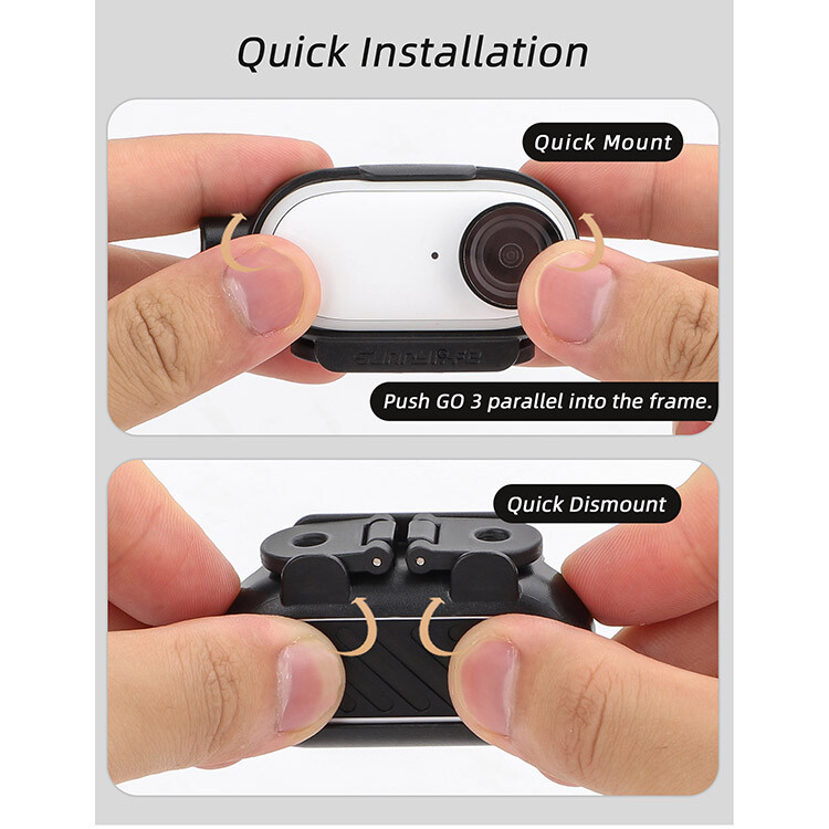 Mount Adapter Multifunctional Adapter Support for Insta360 GO 3 /GO 3S Camera