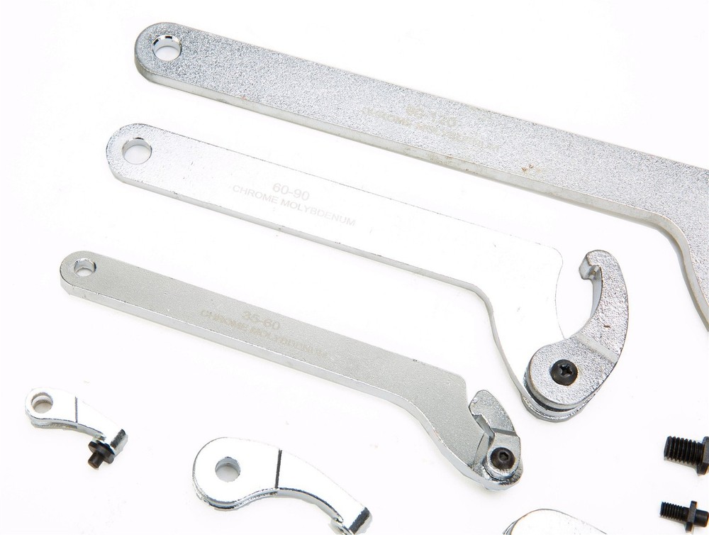 8MILELAKE Adjustable Hook And Pin Wrench/Spanner Tool Set