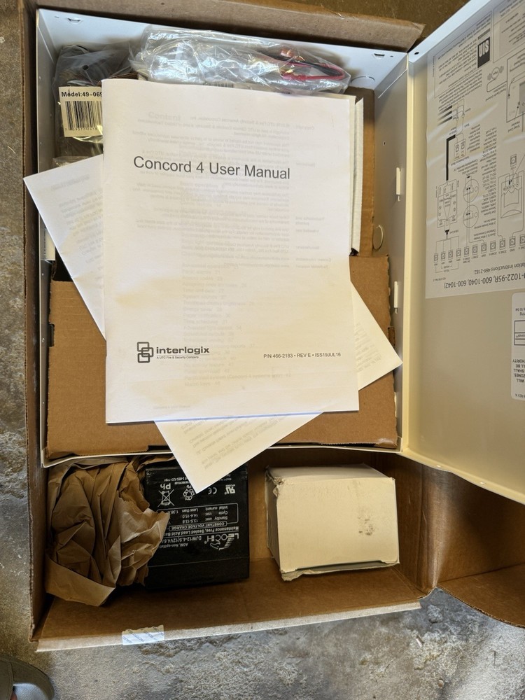 Interlogix GE Security 800-1019-4-GD Concord V4 Complete Control Panel w Keypad