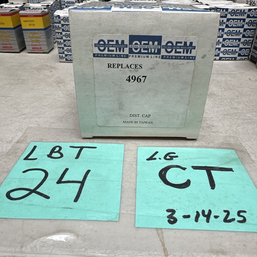 Original Engine Management Distributor Cap 4967