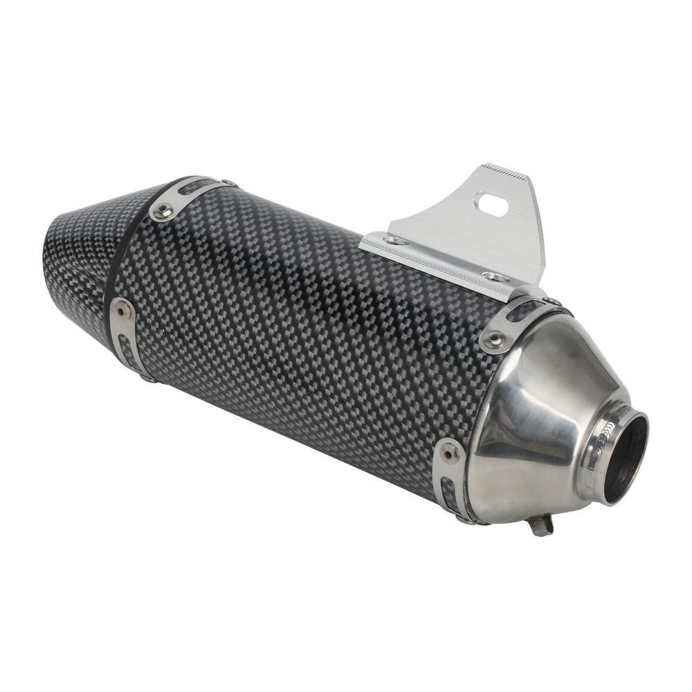 Motorcycle Exhaust Pipe Carbon Fiber for KLX110 KLX110L 2012-2024 Dirt Bike