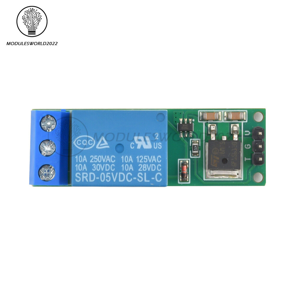 10PCS 6-24V Flip-Flop Latch Relay Bistable Self-Locking Low Pulse Trigger Module