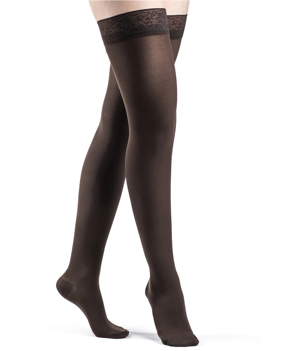 Sigvaris Soft Opaque CT LACE TB 15-20 20-30 30-40 Compression THIGH Stockings