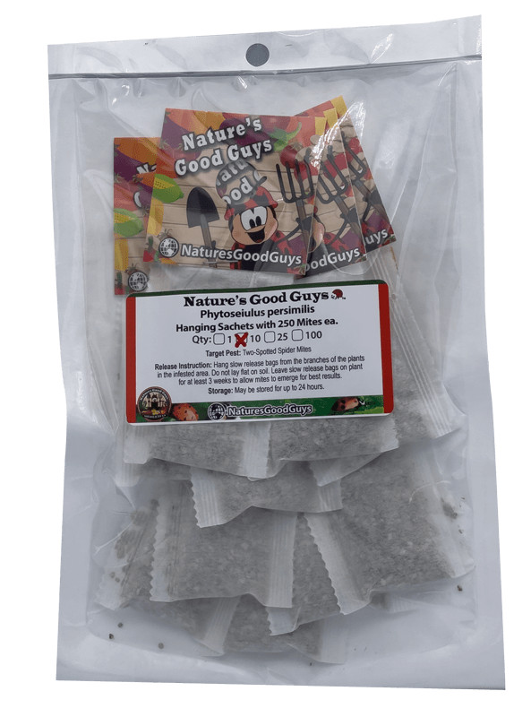 NaturesGoodGuys - Slow Release Hanging Sachets - Phytoseiulus persimilis